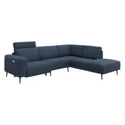 Remus højrevendt sofa med pufafslutning