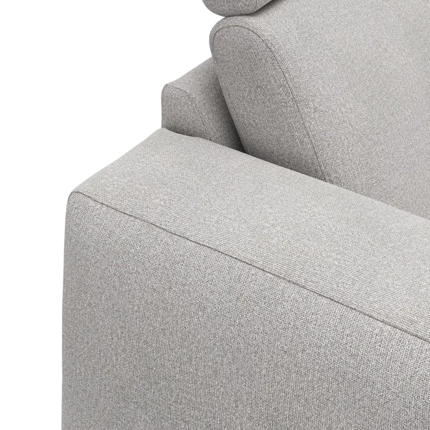 Remus højrevendt sofa med pufafslutning