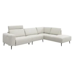 Remus højrevendt sofa med pufafslutning