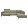 Remus højrevendt sofa med pufafslutning