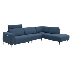 Remus højrevendt sofa med pufafslutning