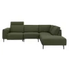 Remus højrevendt sofa med pufafslutning