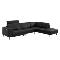 Remus højrevendt sofa med pufafslutning