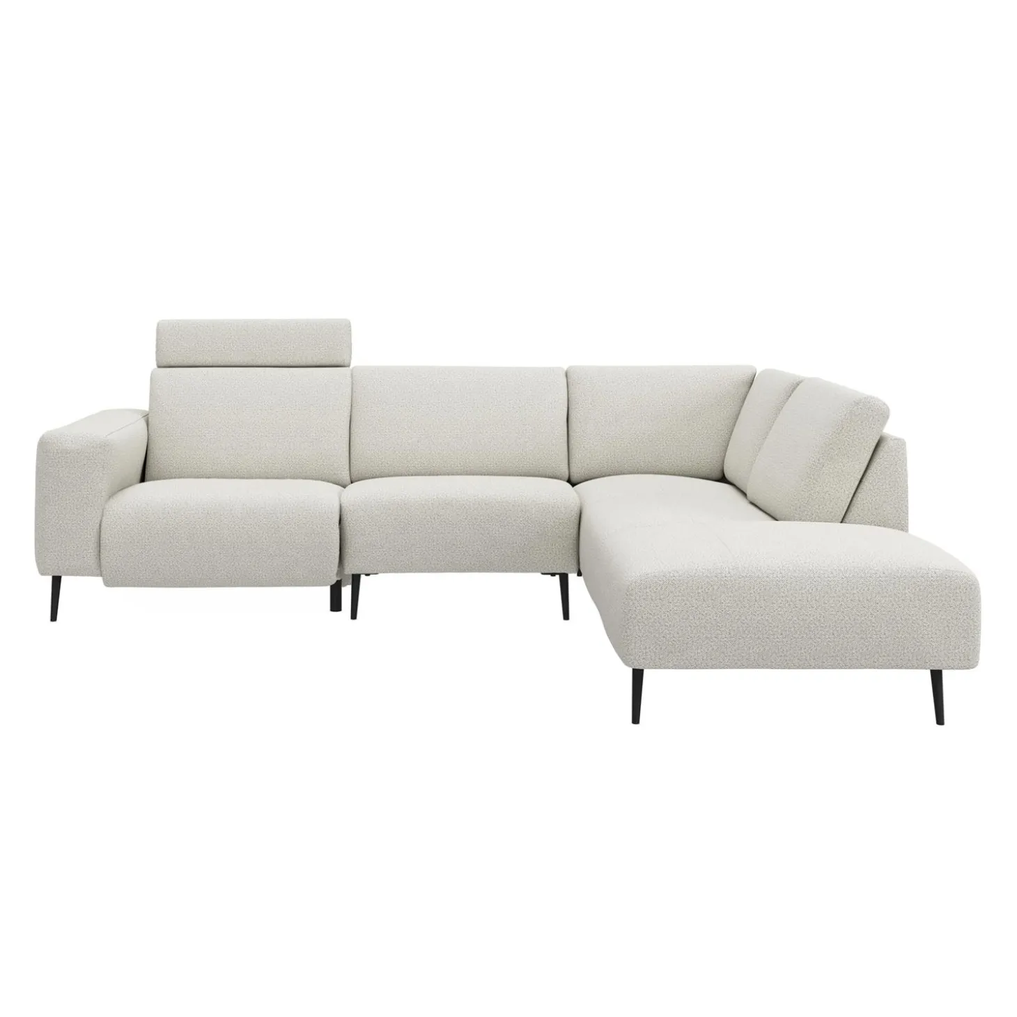 Remus højrevendt sofa med pufafslutning