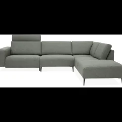 Remus højrevendt sofa med pufafslutning