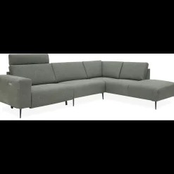 Remus højrevendt sofa med pufafslutning