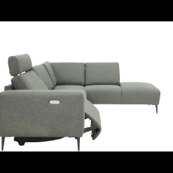 Remus højrevendt sofa med pufafslutning