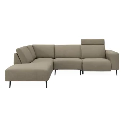 Remus venstrevendt sofa med pufafslutning