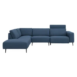 Remus venstrevendt sofa med pufafslutning