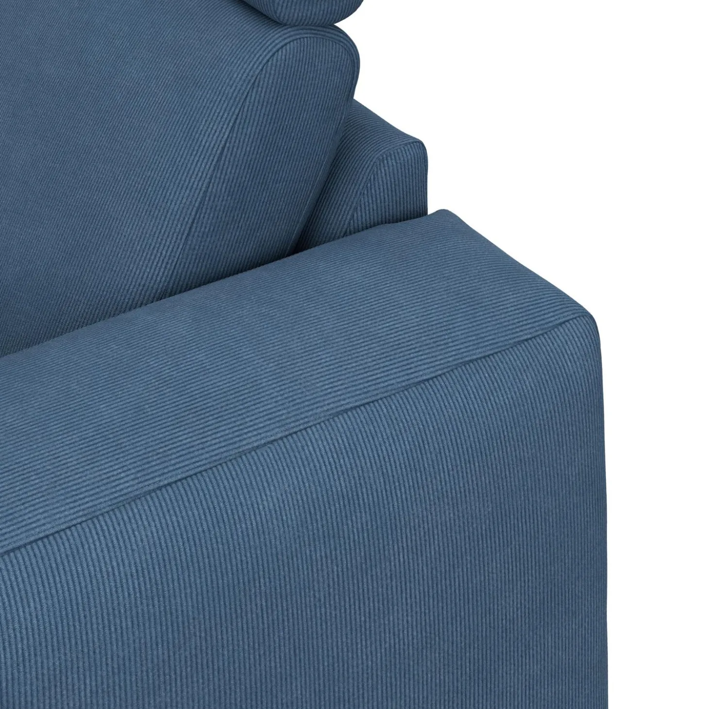 Remus venstrevendt sofa med pufafslutning