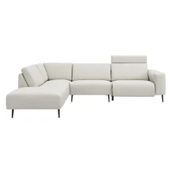 Remus venstrevendt sofa med pufafslutning