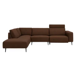 Remus venstrevendt sofa med pufafslutning