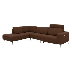 Remus venstrevendt sofa med pufafslutning