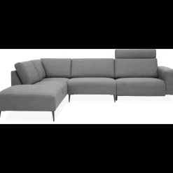 Remus venstrevendt sofa med pufafslutning