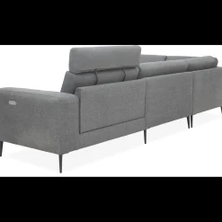 Remus venstrevendt sofa med pufafslutning