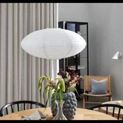Riisi oval Lampeskærm 27 x 60 cm