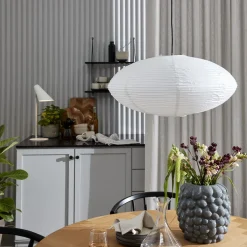 Riisi oval Lampeskærm 19 x 40 cm