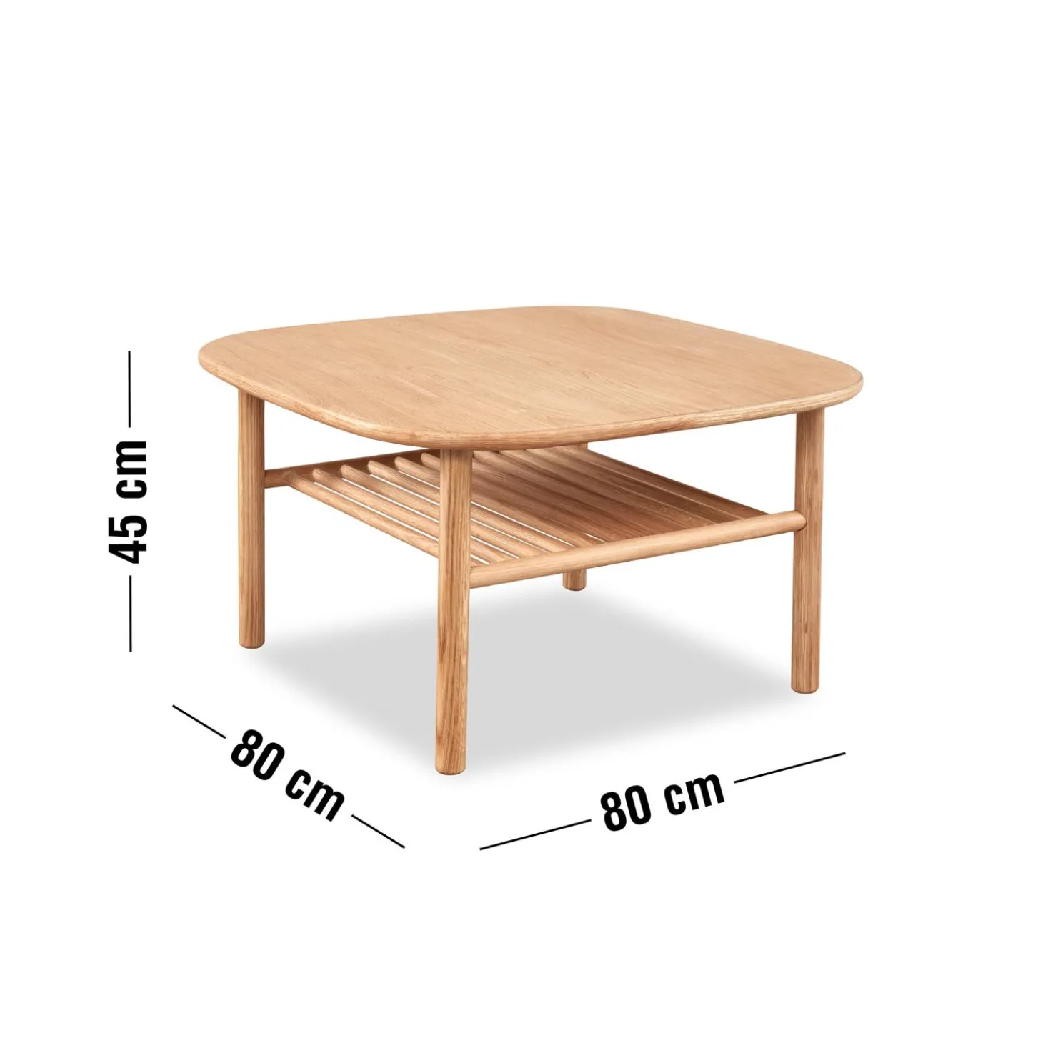 Satu Sofabord 80 x 45 x 80 cm