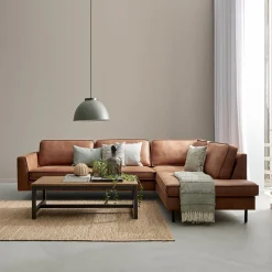 Scott højrevendt hjørnesofa med pufafslutning