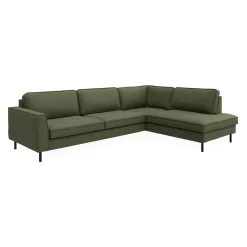 Scott højrevendt hjørnesofa med pufafslutning
