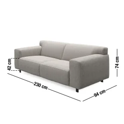 Siena 3 pers. m/2 sæder Sofa