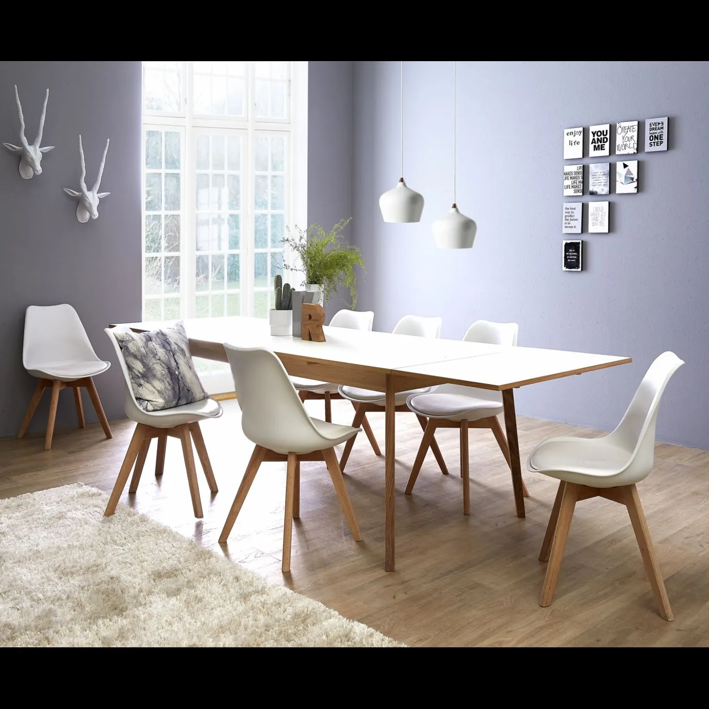 Single Spisebord 180 x 90 x 76 cm