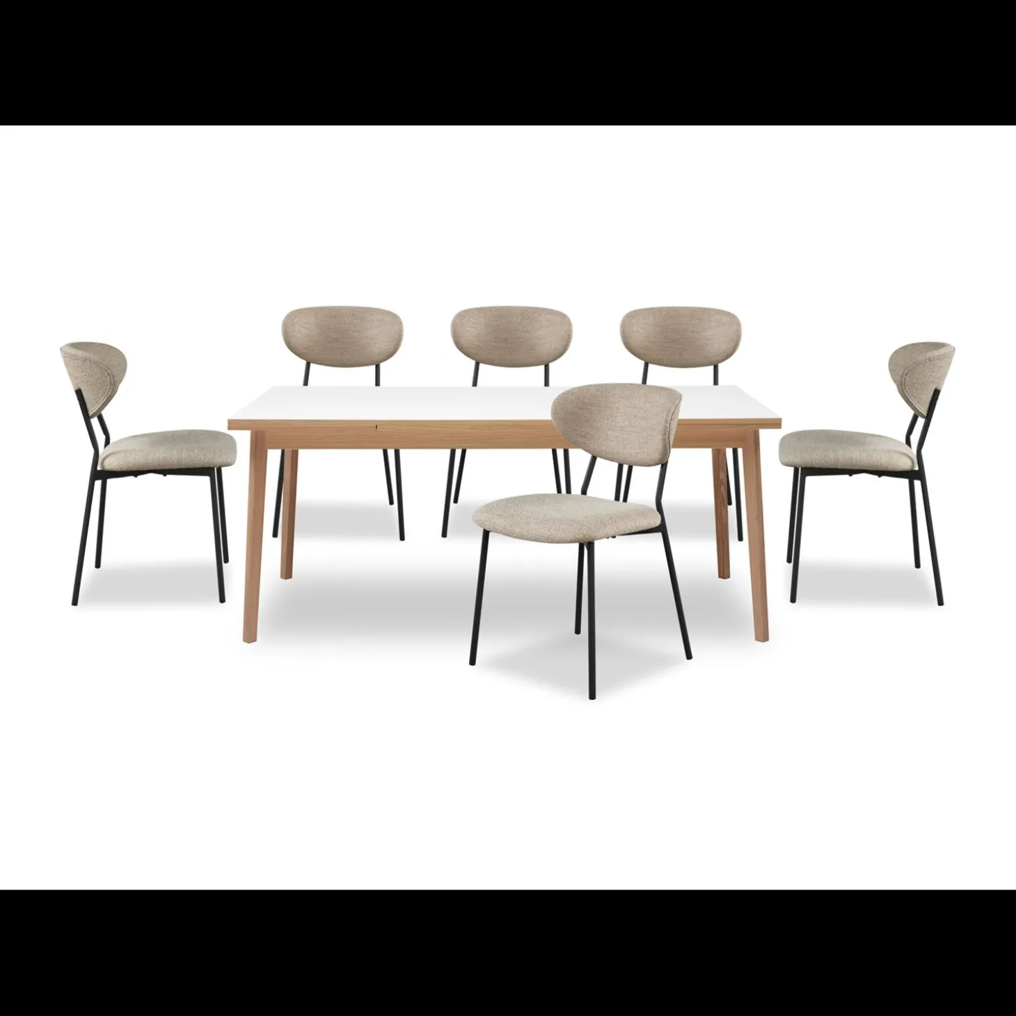 Single Spisebord 180 x 90 x 76 cm