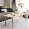 Skovby SM244/264 Sofabord med bordplade + stel i massiv eg