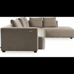Solaro højrevendt hjørnesofa med pufafslutning
