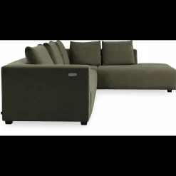 Solaro højrevendt hjørnesofa med pufafslutning
