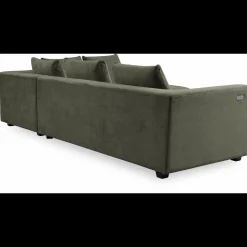 Solaro højrevendt hjørnesofa med pufafslutning