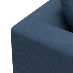Solaro højrevendt hjørnesofa med pufafslutning