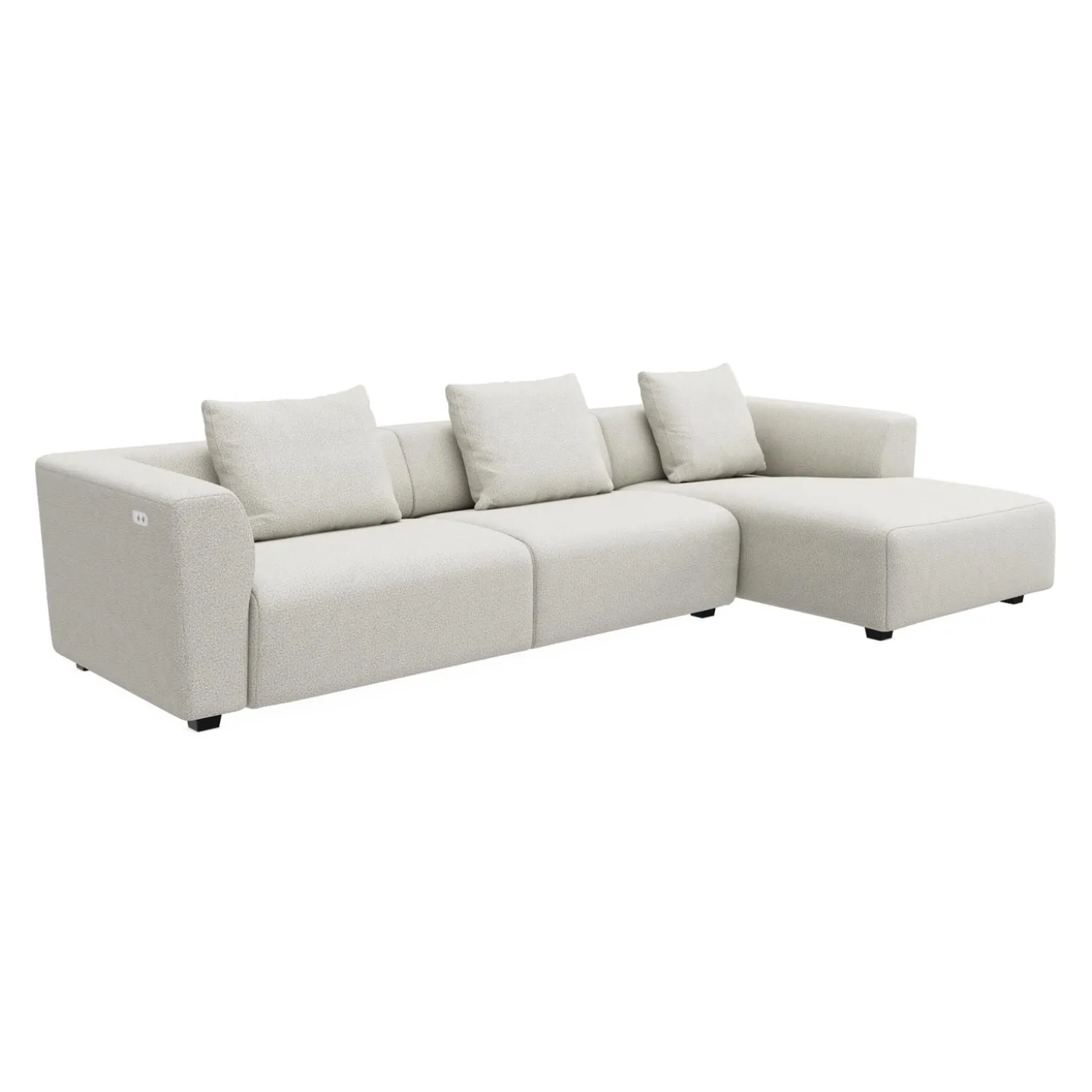 Solaro højrevendt sofa med chaiselong