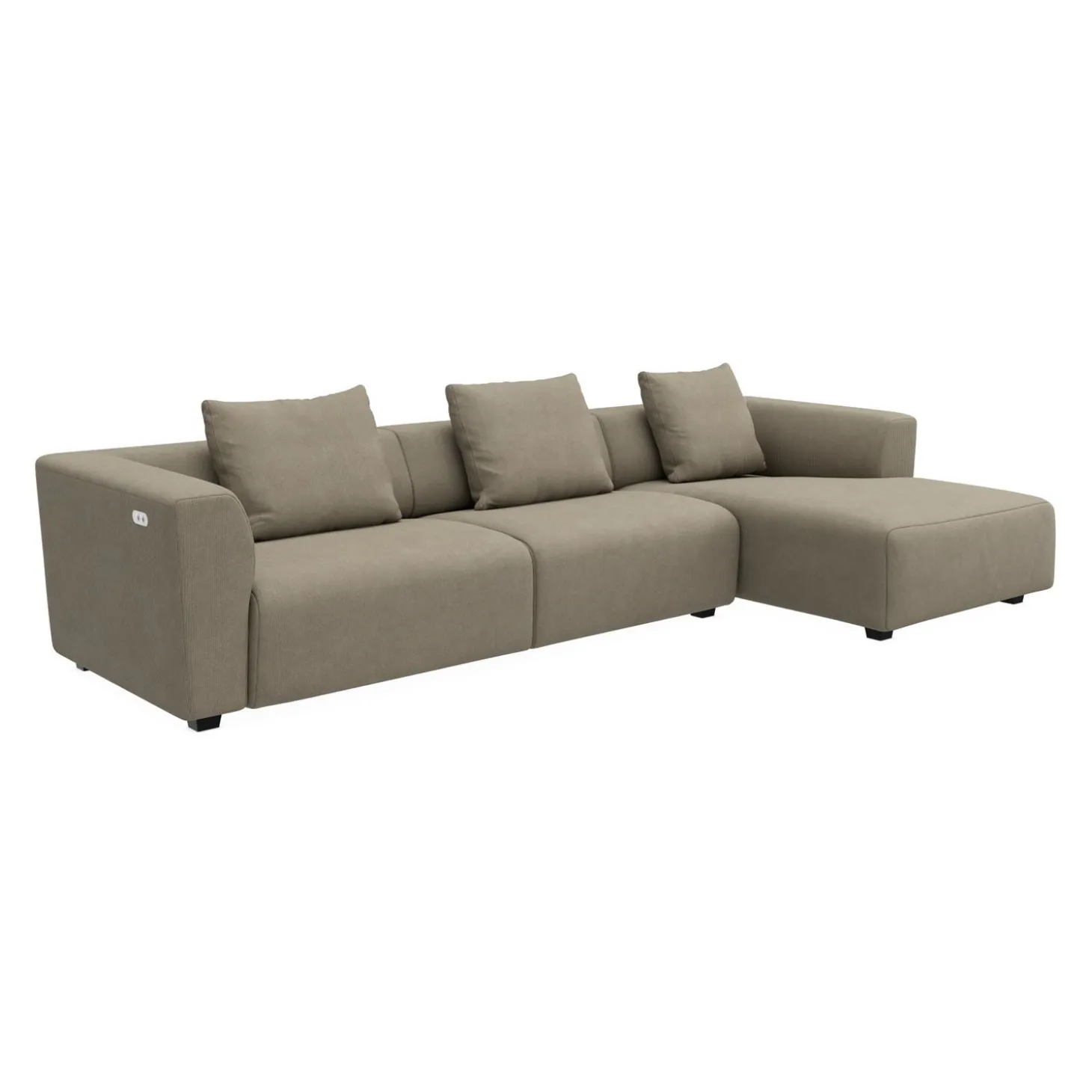 Solaro højrevendt sofa med chaiselong