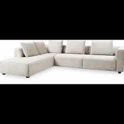 Solaro venstrevendt hjørnesofa med pufafslutning