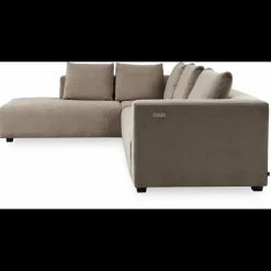 Solaro venstrevendt hjørnesofa med pufafslutning