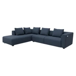 Solaro venstrevendt hjørnesofa med pufafslutning