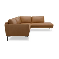 Springfield højrevendt hjørnesofa med pufafslutning