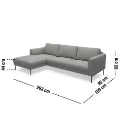 Springfield venstrevendt sofa med chaiselong