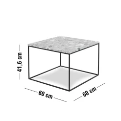 Square Sofabord 60 x 41,6 x 60 cm