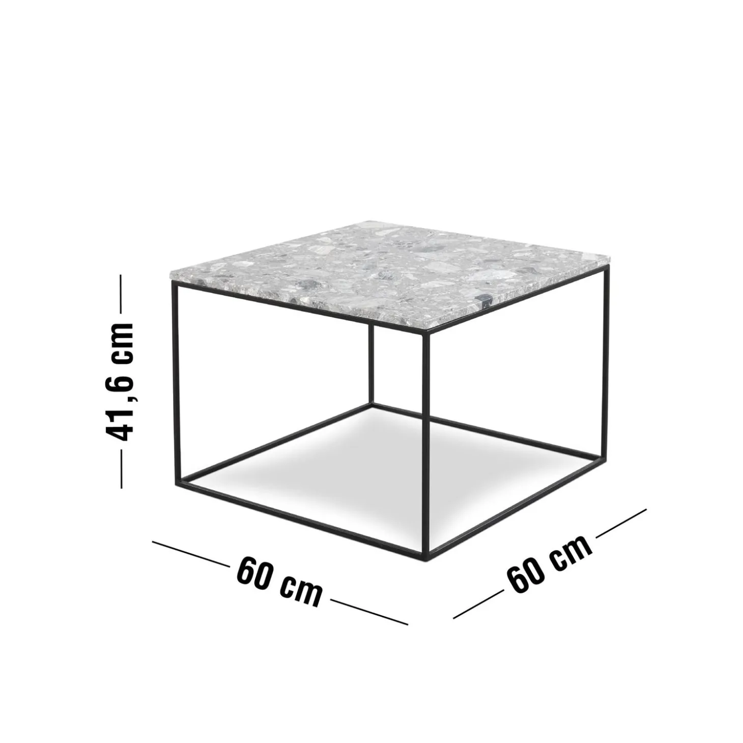 Square Sofabord 60 x 41,6 x 60 cm