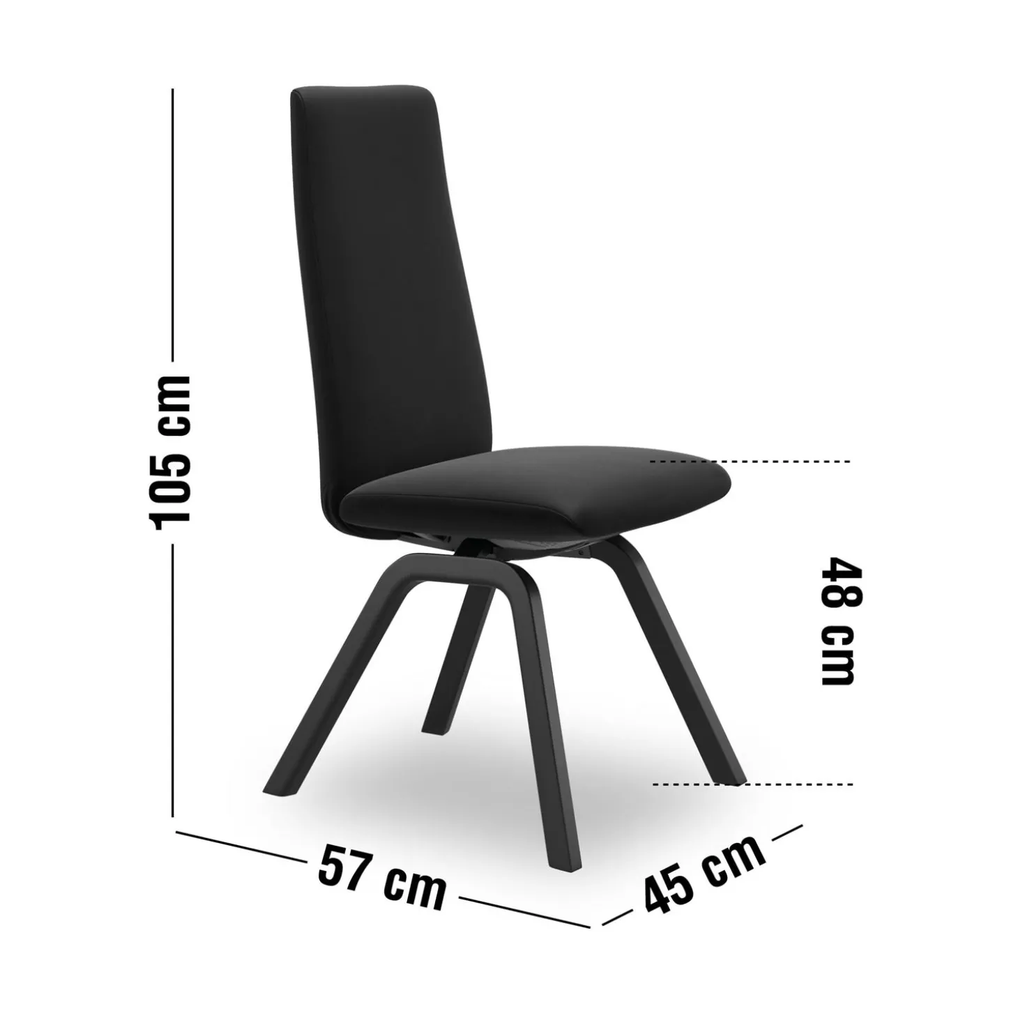 Stressless M D200 Laurel high Spisebordsstol