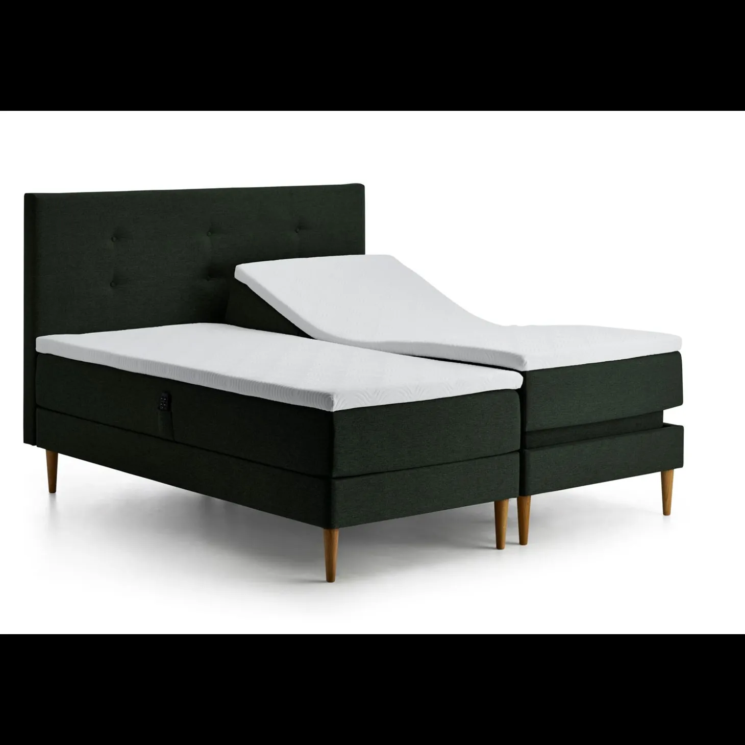 Tempur Relaxation Adj Inkl. Tempur Topper One, 180x210 cm bokselevationsseng