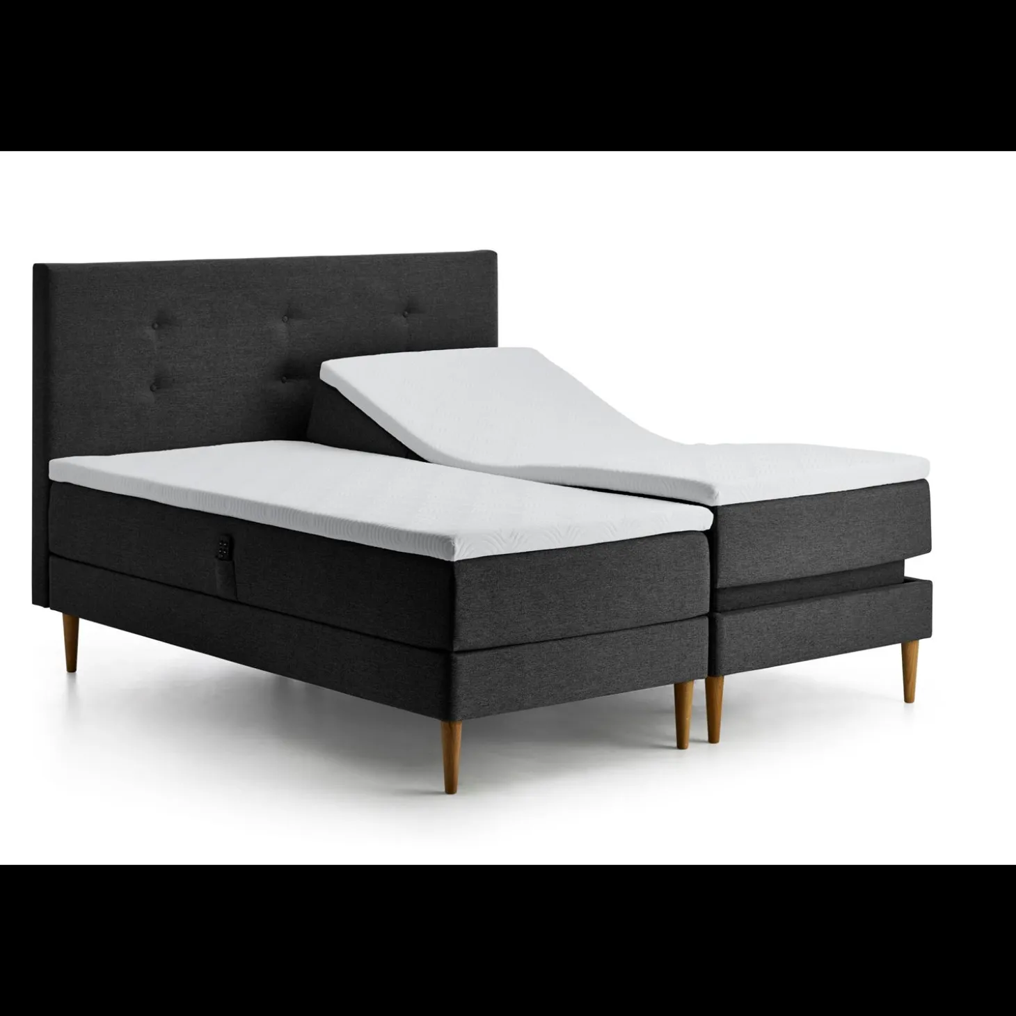 Tempur Relaxation Adj Inkl. Tempur Topper One, 180x210 cm bokselevationsseng