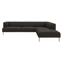 Teron højrevendt sofa med pufafslutning