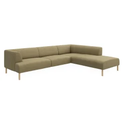 Teron højrevendt sofa med pufafslutning
