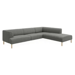 Teron højrevendt sofa med pufafslutning
