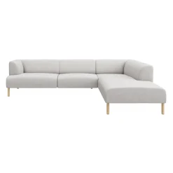 Teron højrevendt sofa med pufafslutning