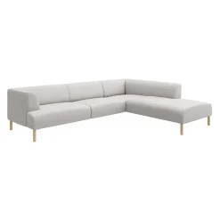 Teron højrevendt sofa med pufafslutning