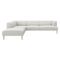 Teron venstrevendt sofa med pufafslutning